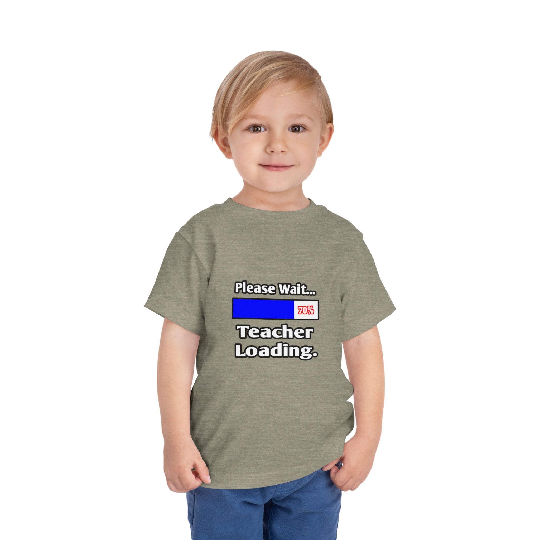 Please Wait...Teacher Loading - Toddler Short Sleeve Tee