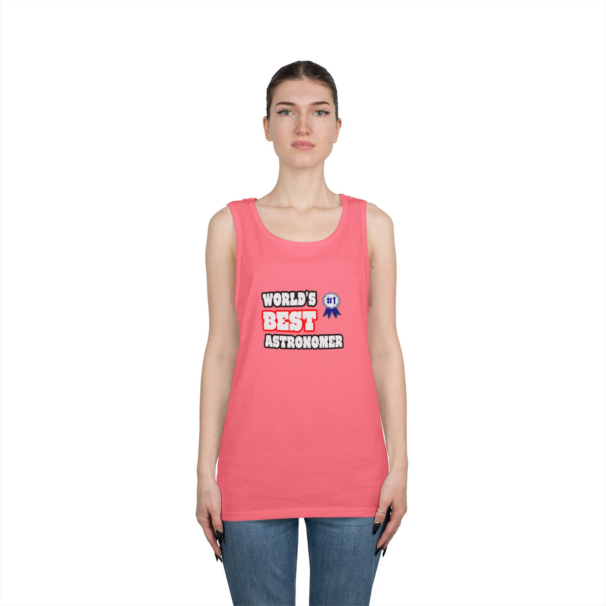 World's Best Astronomer - Unisex Heavy Cotton Tank Top