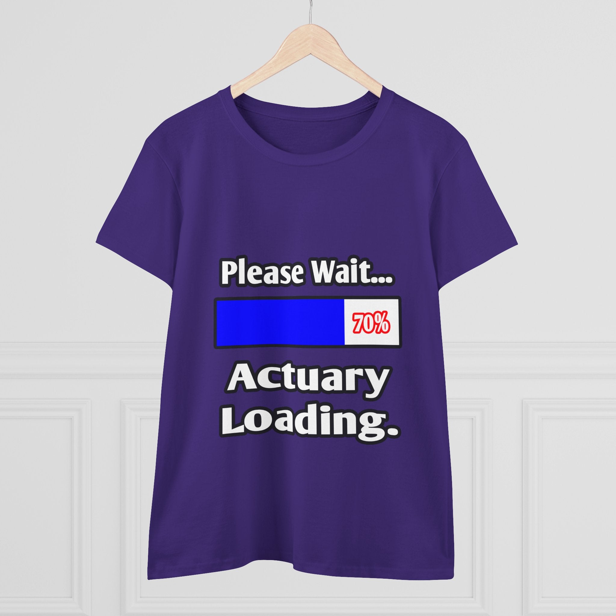 Please Wait...Actuary Loading - Women's Midweight Cotton Tee