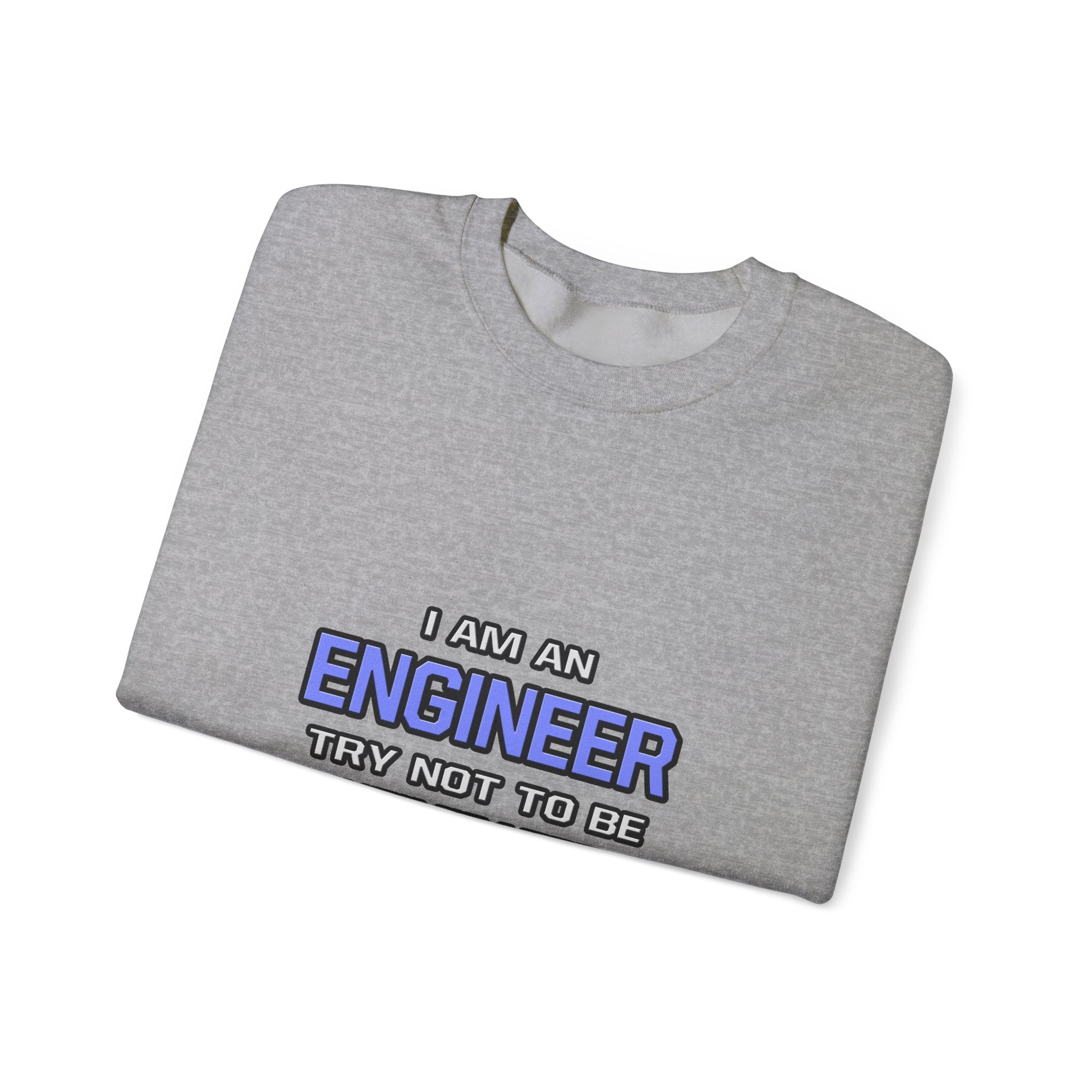 Engineer Joke ... Superior Intelligence - Unisex Heavy Blend™ Crewneck Sweatshirt