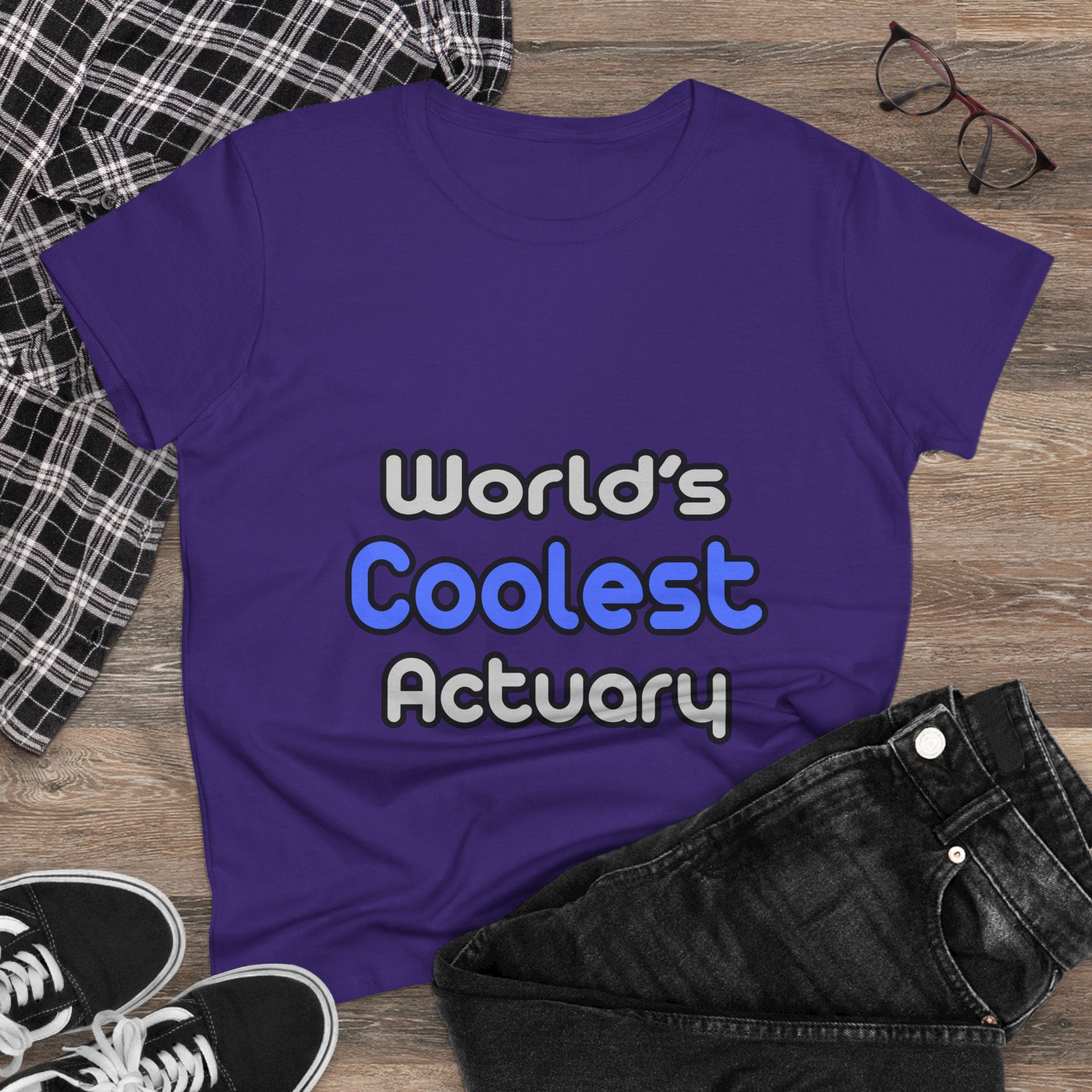 World's Coolest Actuary - Women's Midweight Cotton Tee