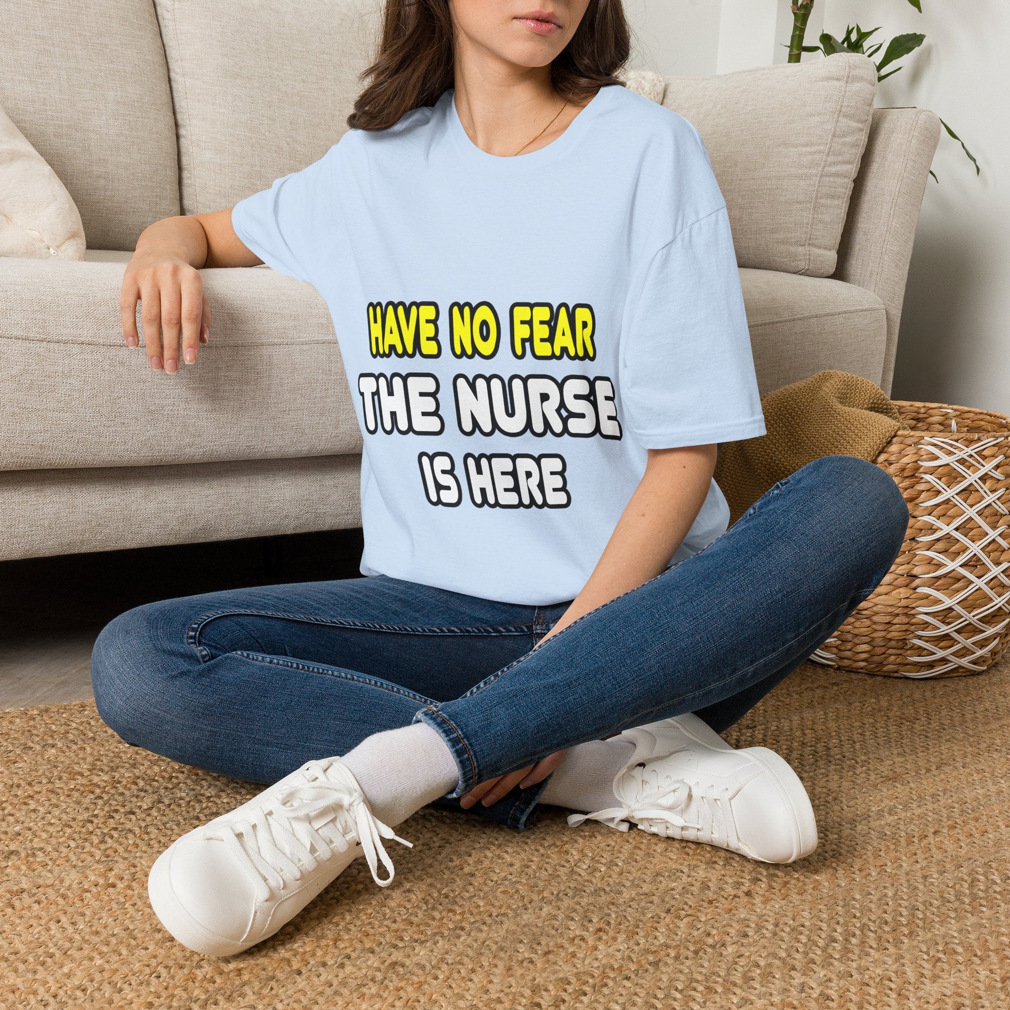 Have No Fear, The Nurse Is Here - Unisex Softstyle T-Shirt
