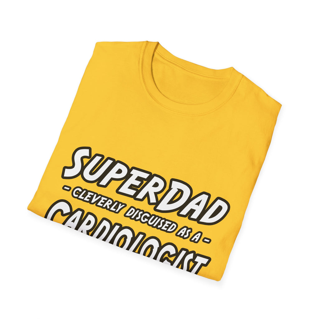 SuperDad...Cardiologist - Unisex Softstyle T-Shirt
