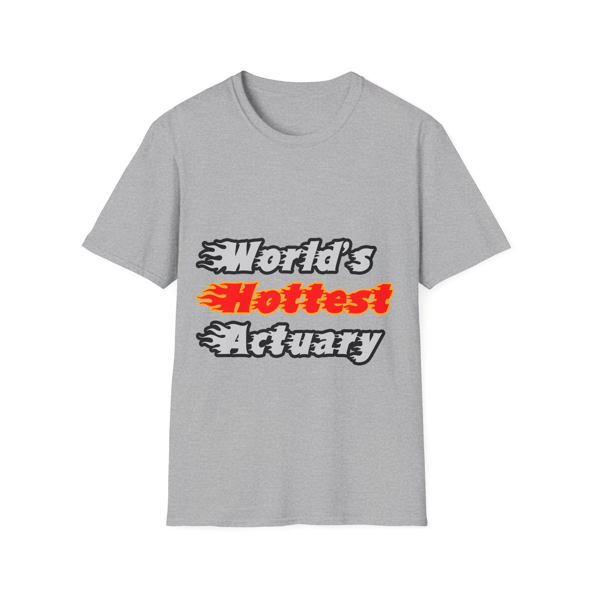 World's Hottest Actuary - Unisex Softstyle T-Shirt