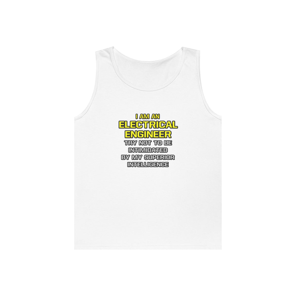 Electrical Engineer...Superior Intelligence - Unisex Heavy Cotton Tank Top