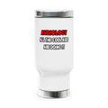 Funny Audiologist Shirts and Gifts - Stainless Steel Travel Mug with Handle, 14oz
