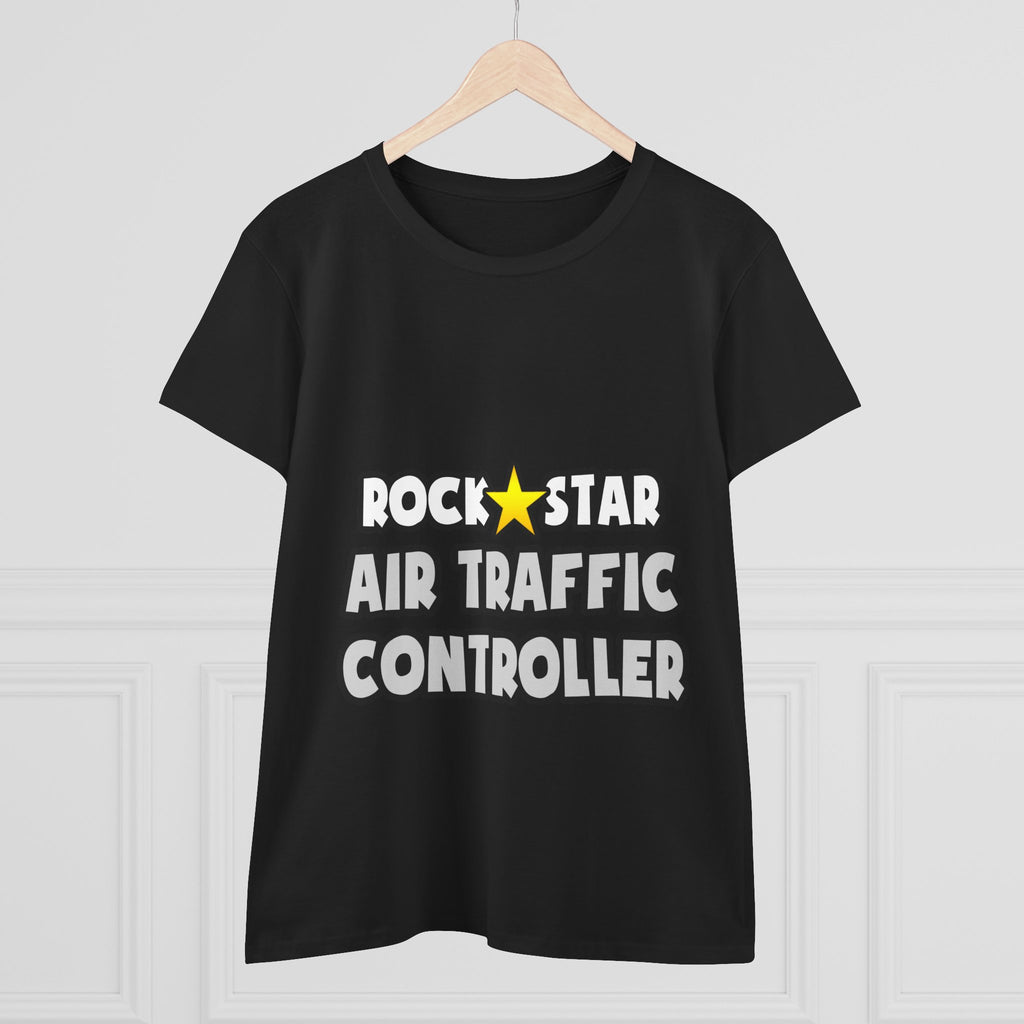 Rock Star Air Traffic Controller - Women's Midweight Cotton Tee
