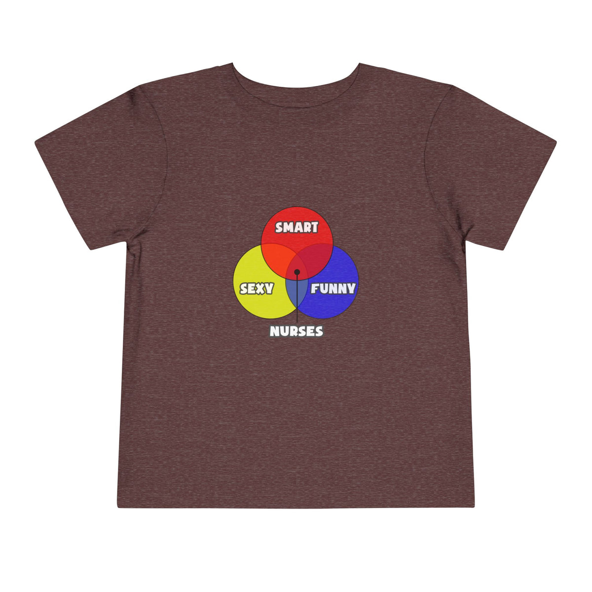 Venn Diagram .. Nurses - Toddler Short Sleeve Tee