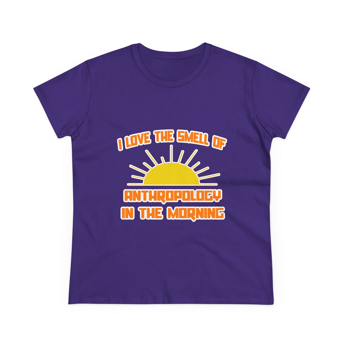 Smell of Anthropology in the Morning - Women's Midweight Cotton Tee