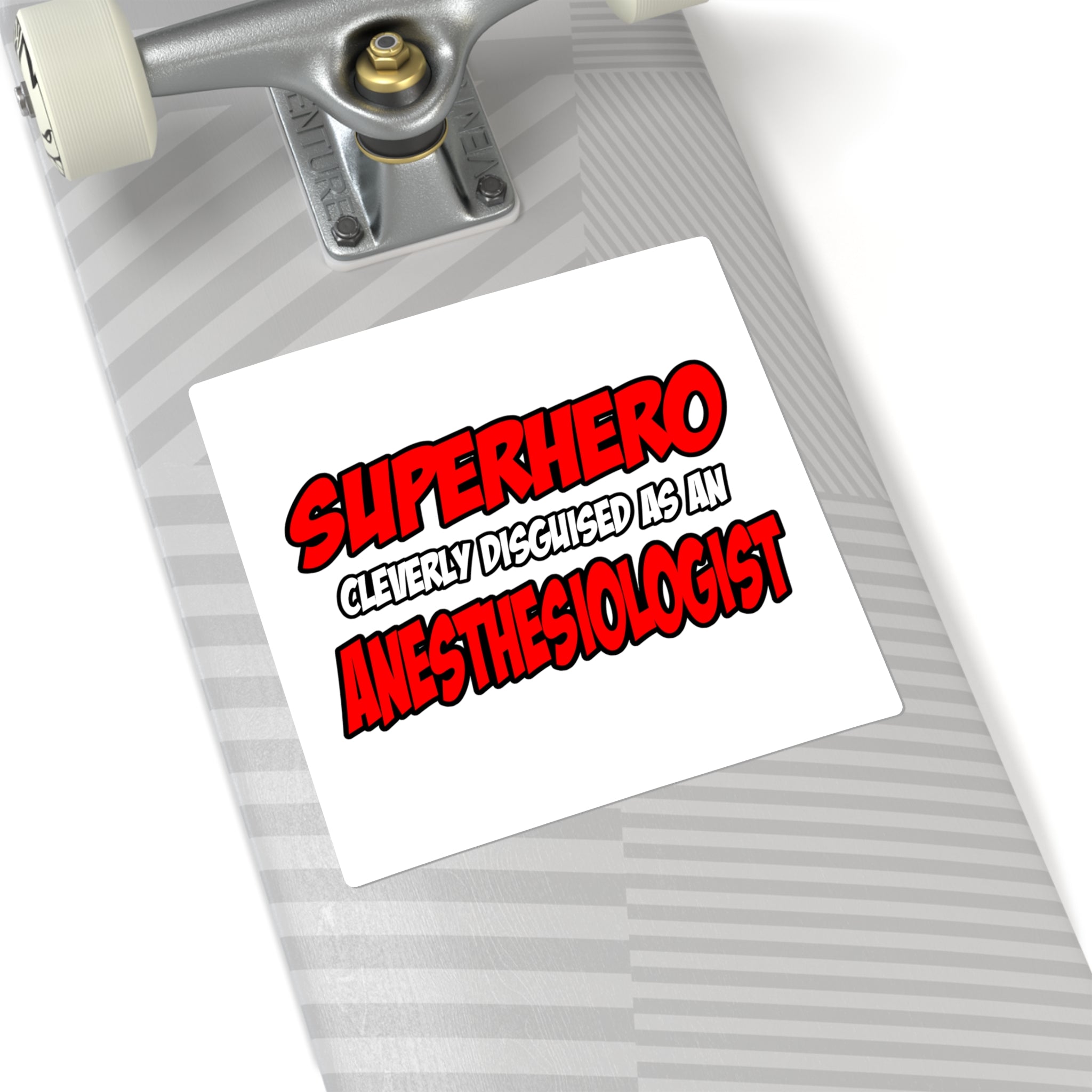 Superhero...Anesthesiologist - Square Stickers