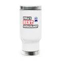 World's Best Archaeologist - Stainless Steel Travel Mug with Handle, 14oz