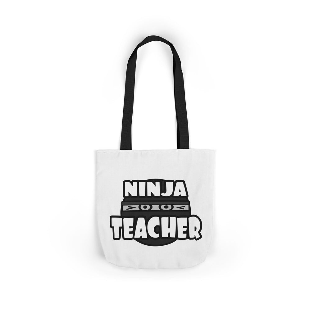 Ninja Teacher - Canvas Tote Bag, 5-Color Straps