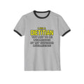 Dietitian...Superior Intelligence - Unisex Cotton Ringer T-Shirt