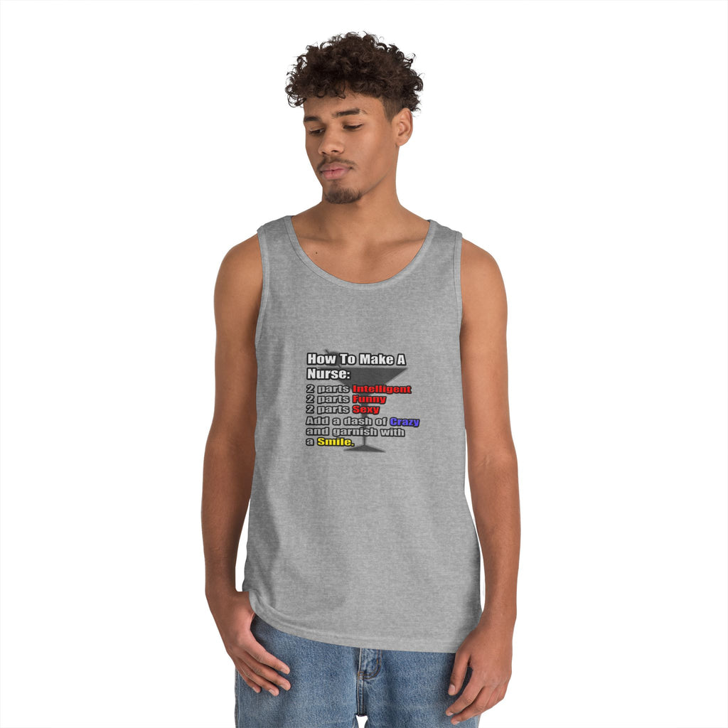 How To Make a Nurse - Unisex Heavy Cotton Tank Top