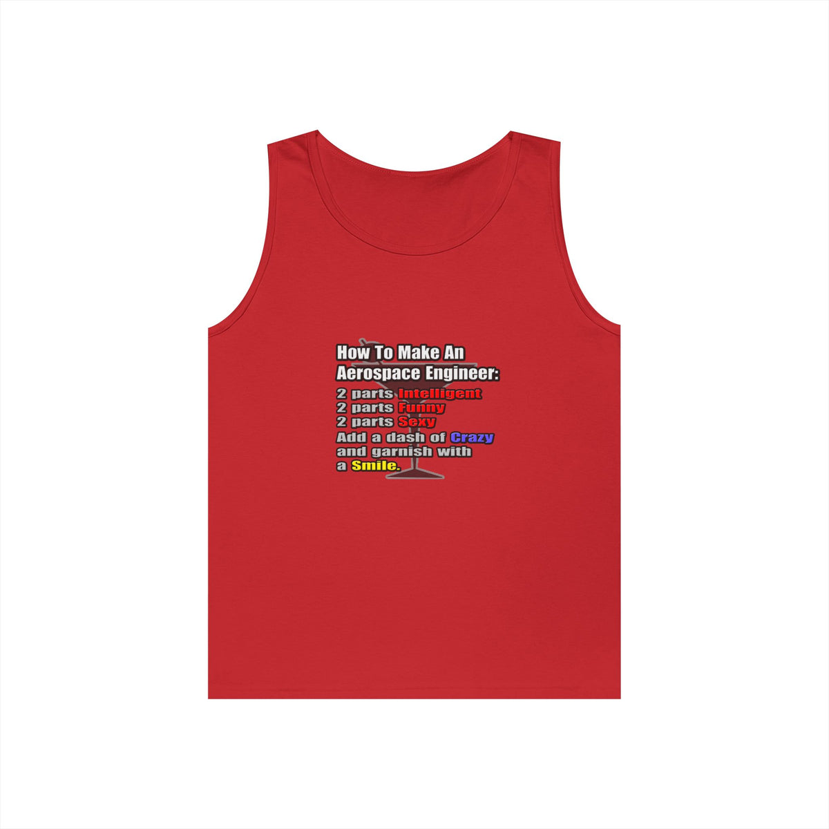 How To Make an Aerospace Engineer - Unisex Heavy Cotton Tank Top