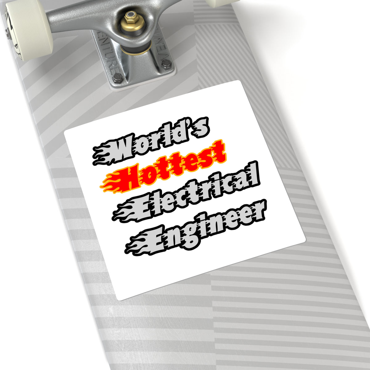 World's Hottest Electrical Engineer - Square Stickers