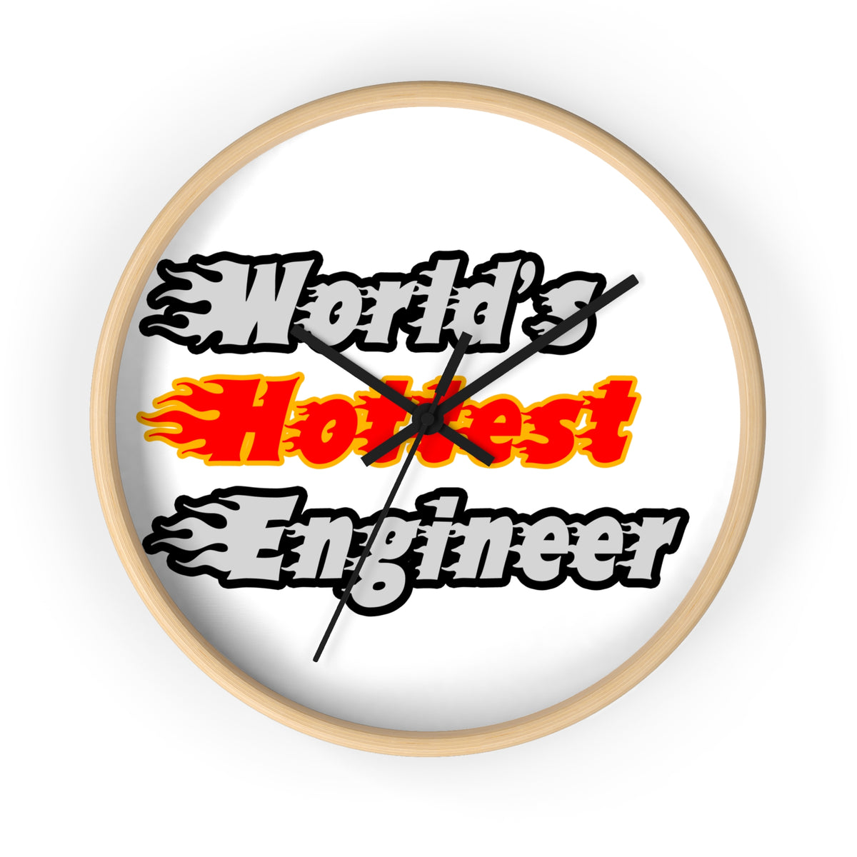 World's Hottest Engineer - Wall Clock