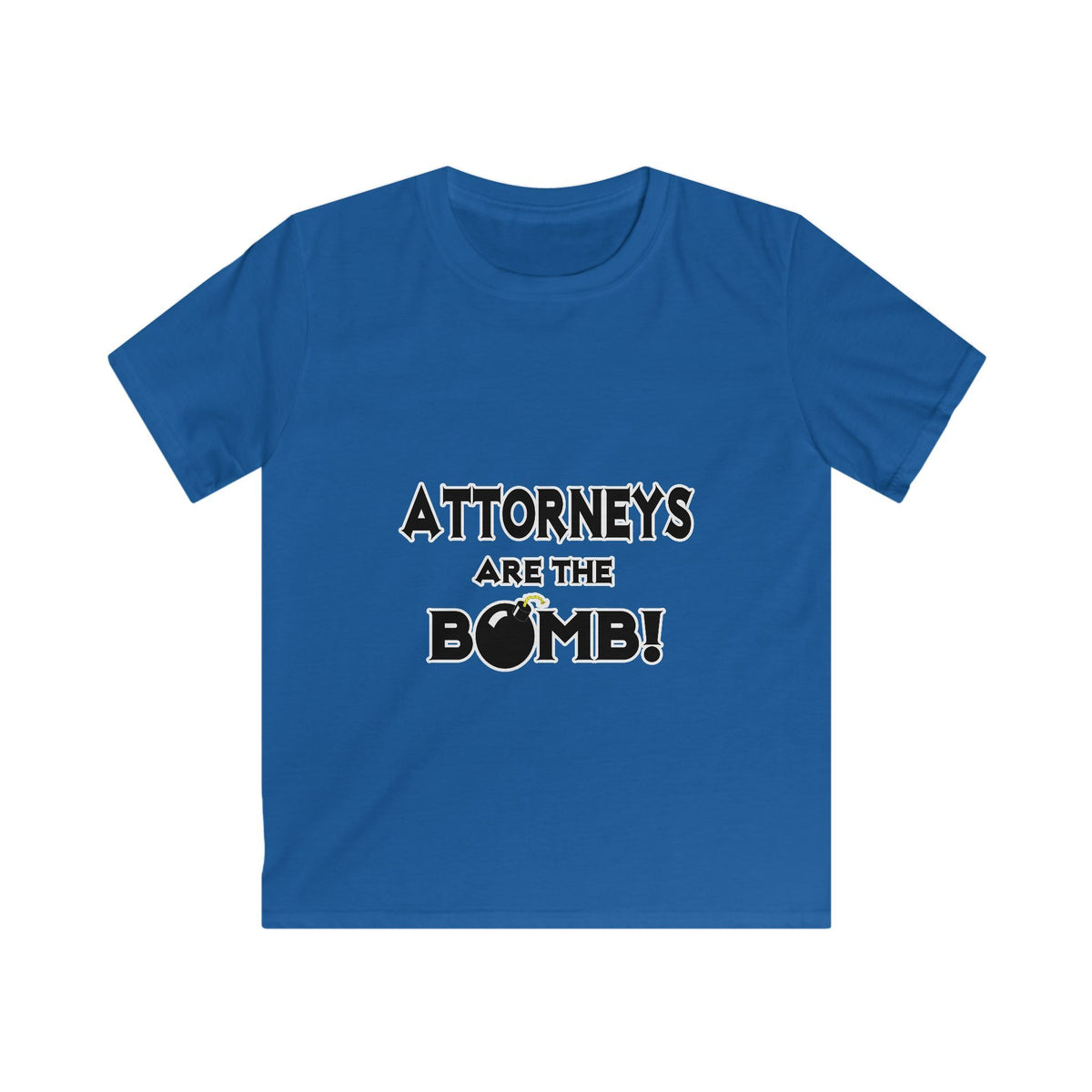 Attorneys Are The Bomb! - Kids Softstyle Tee