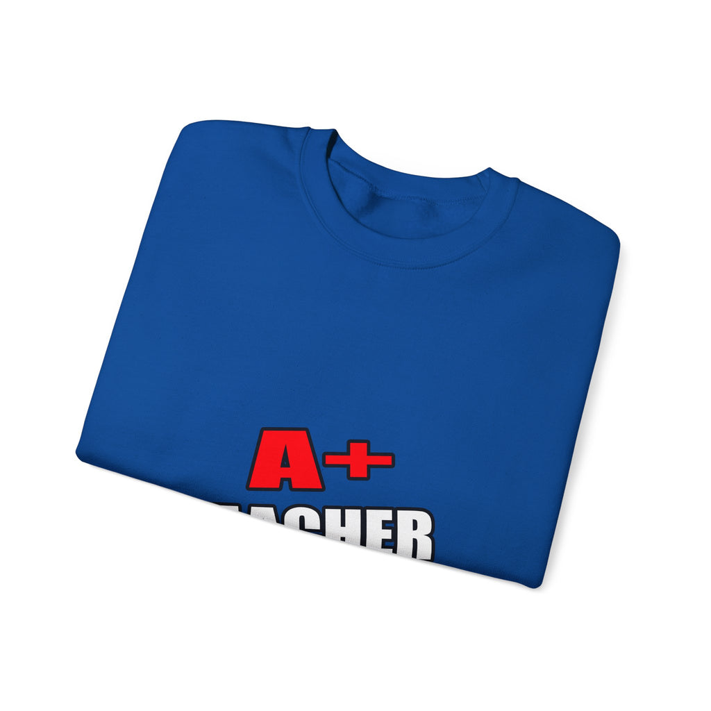a plus teacher - Unisex Heavy Blend™ Crewneck Sweatshirt