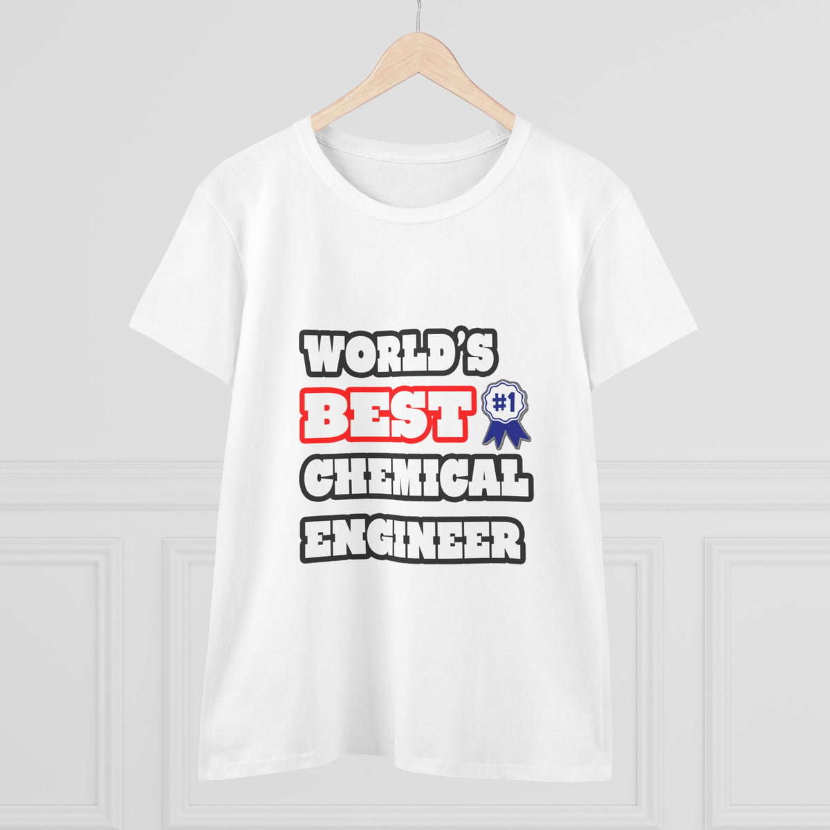 World's Best Chemical Engineer - Women's Midweight Cotton Tee