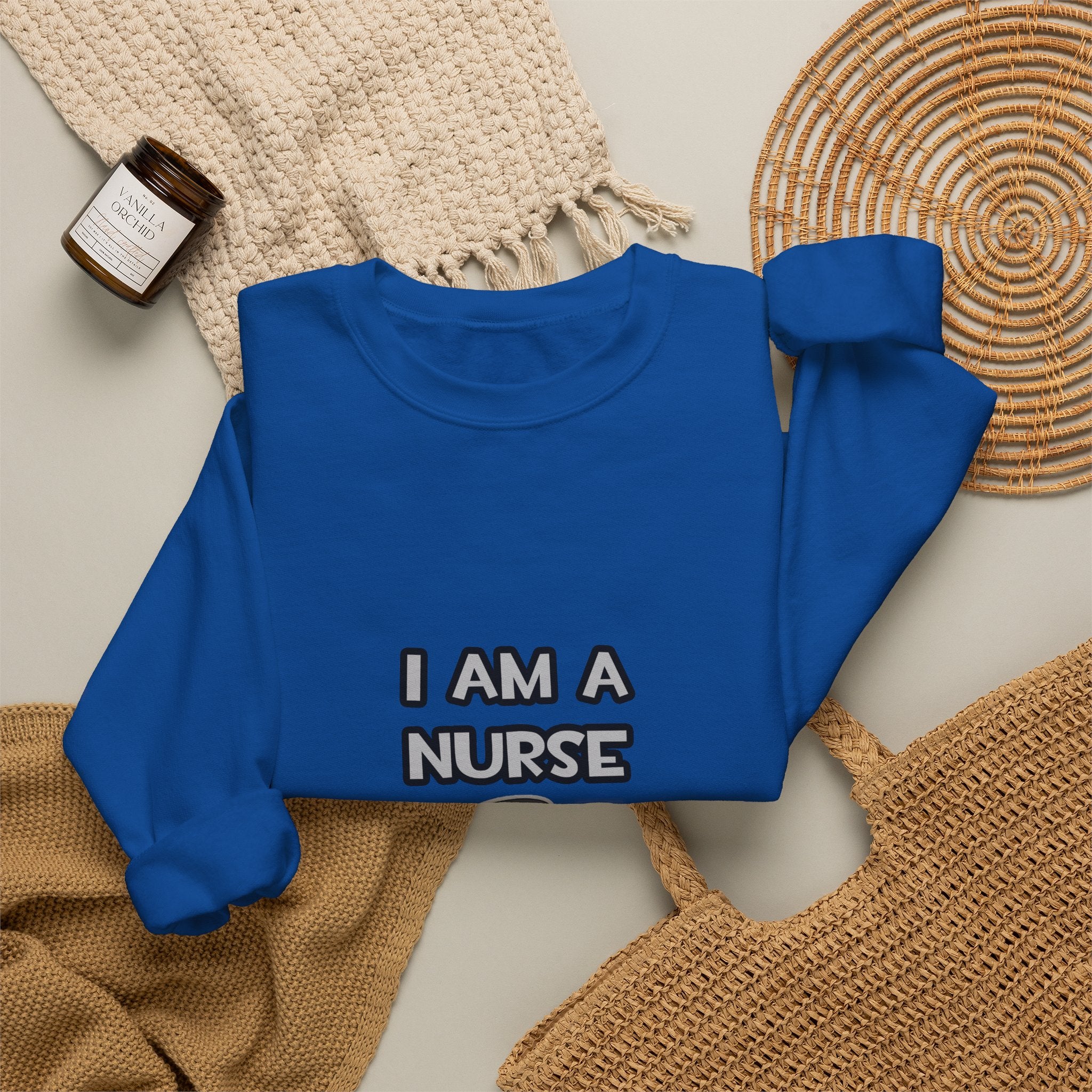 I Am A Nurse ... Not A Magician - Unisex Heavy Blend™ Crewneck Sweatshirt