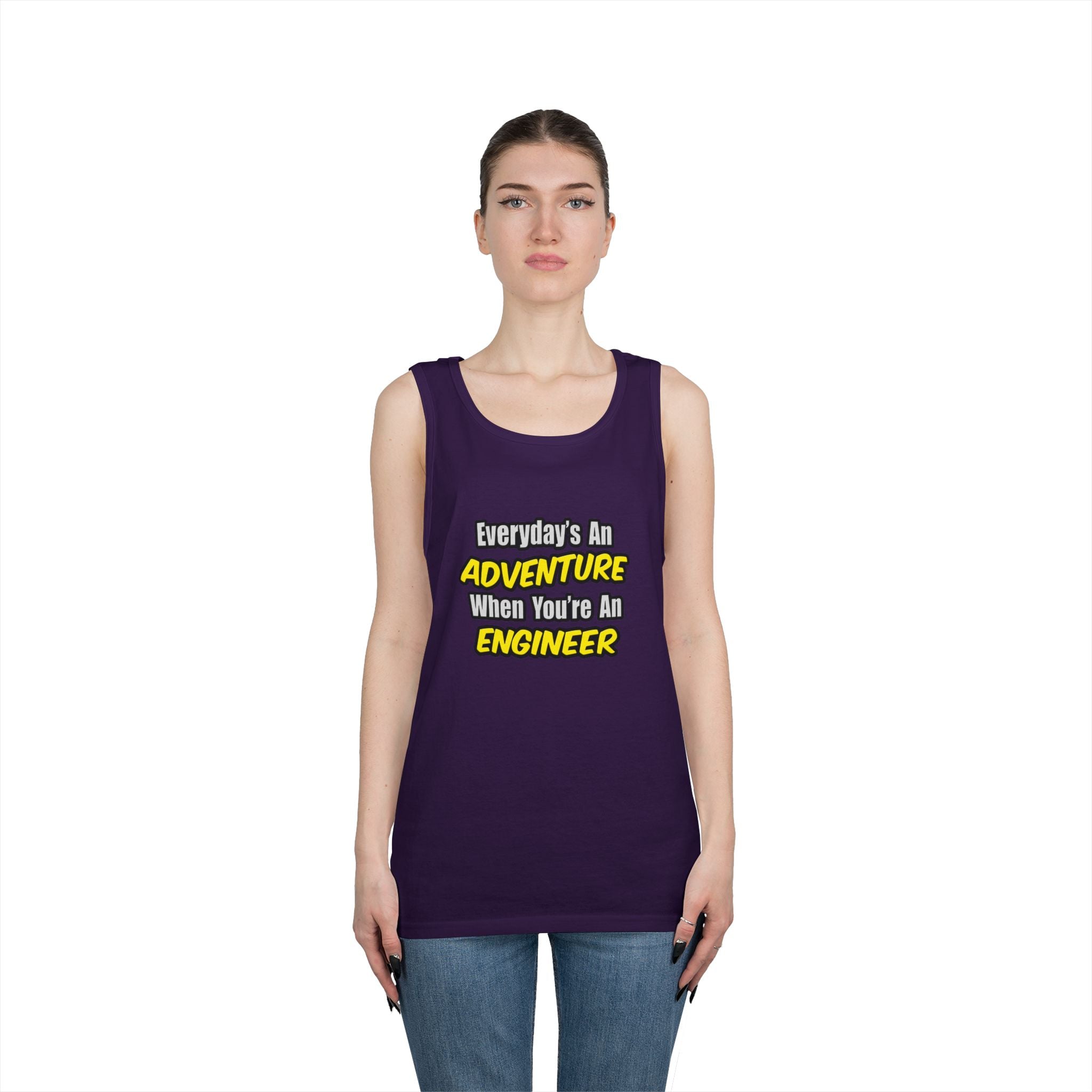 Everyday's An Adventure...Engineer - Unisex Heavy Cotton Tank Top