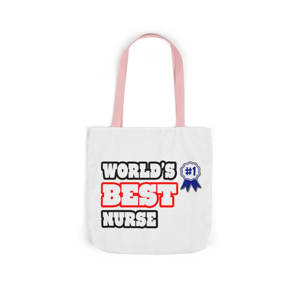 World's Best Nurse - Canvas Tote Bag, 5-Color Straps