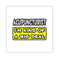 Acupuncturist .. I'm Kind of a Big Deal - Square Stickers