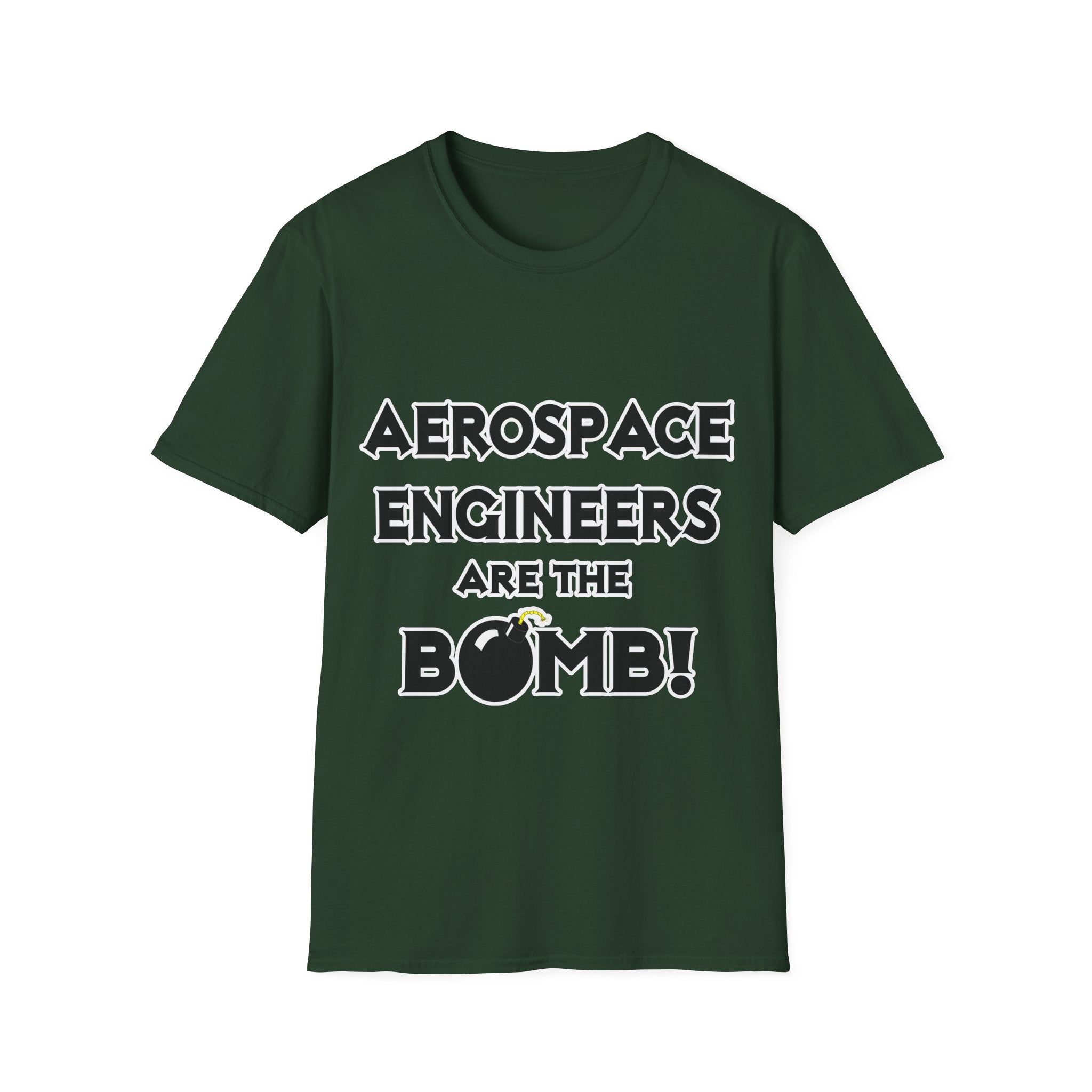 Aerospace Engineers Are The Bomb! - Unisex Softstyle T-Shirt