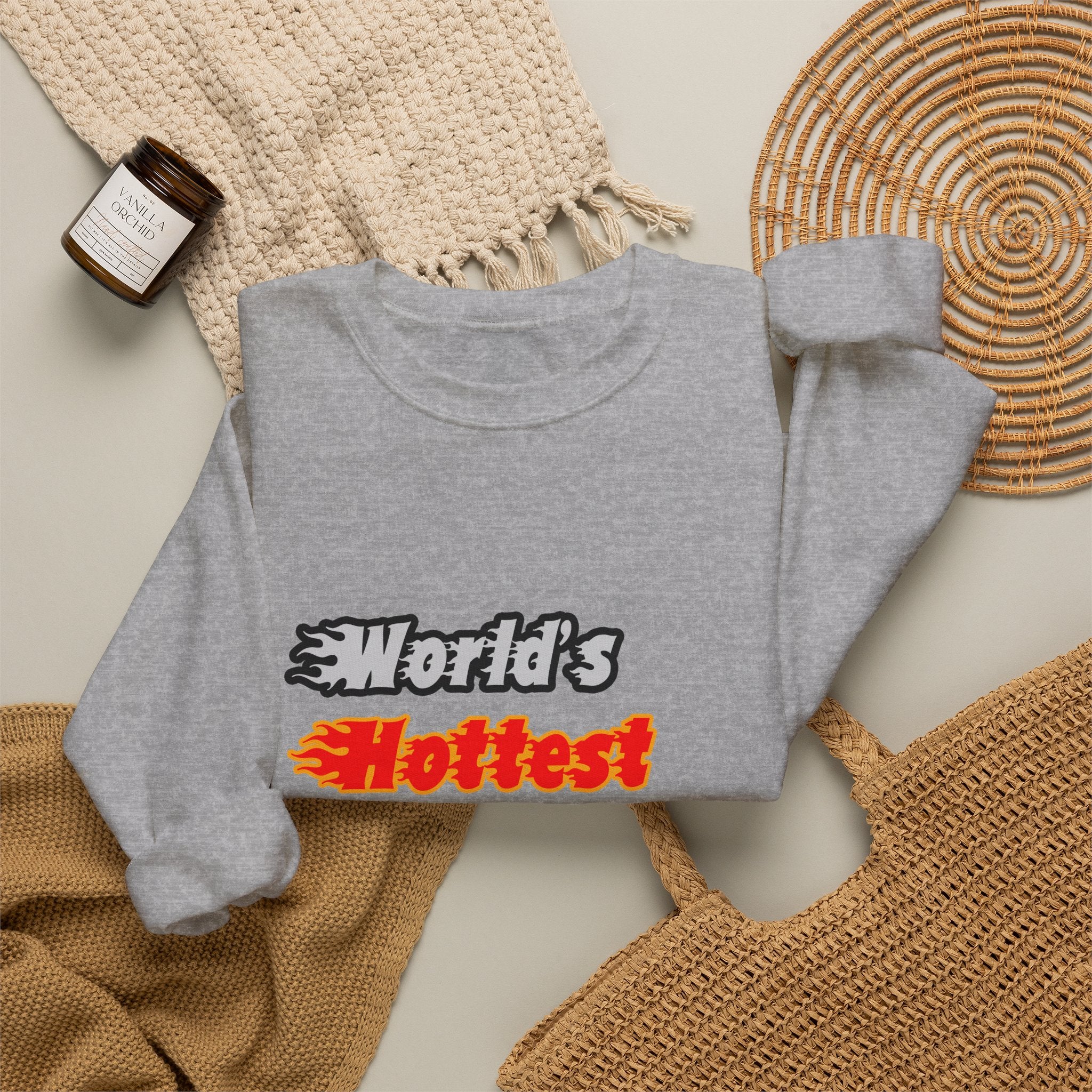 World's Hottest Air Traffic Controller - Unisex Heavy Blend™ Crewneck Sweatshirt