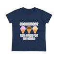 Accountant ... Will Work For Ice Cream - Women's Midweight Cotton Tee