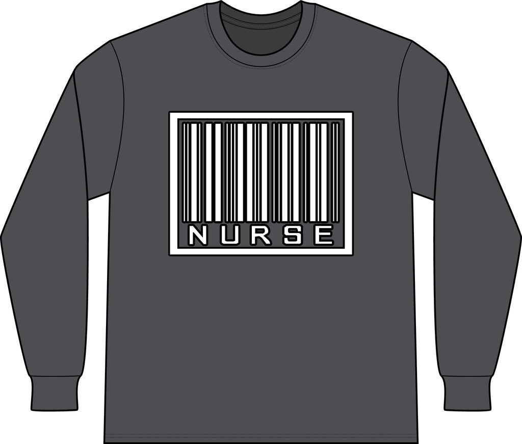 Barcode Nurse - Unisex Long Sleeve T-Shirt