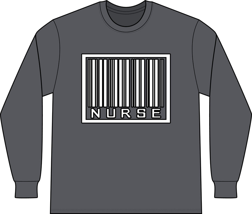 Barcode Nurse - Unisex Long Sleeve T-Shirt