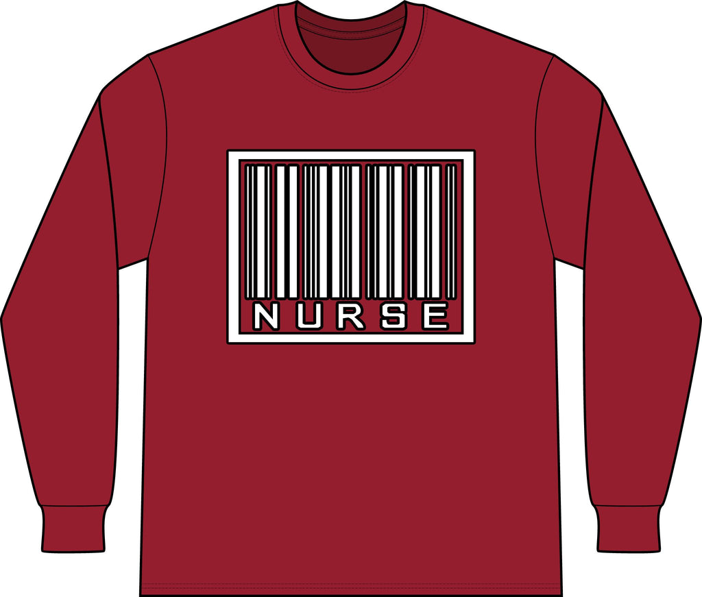 Barcode Nurse - Unisex Long Sleeve T-Shirt