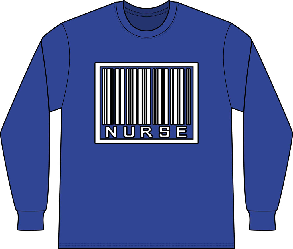 Barcode Nurse - Unisex Long Sleeve T-Shirt