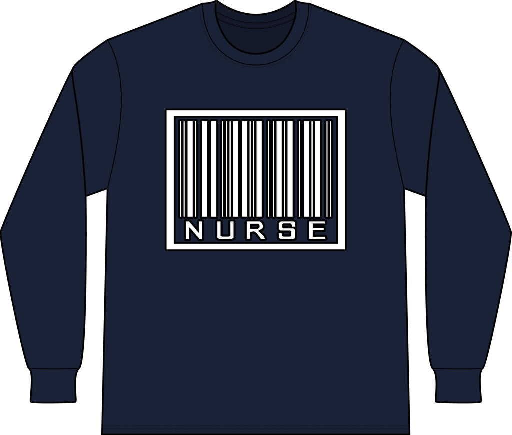 Barcode Nurse - Unisex Long Sleeve T-Shirt