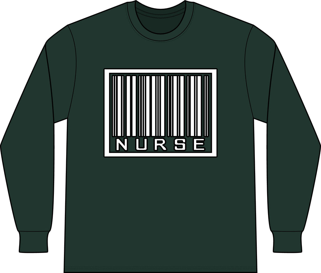 Barcode Nurse - Unisex Long Sleeve T-Shirt