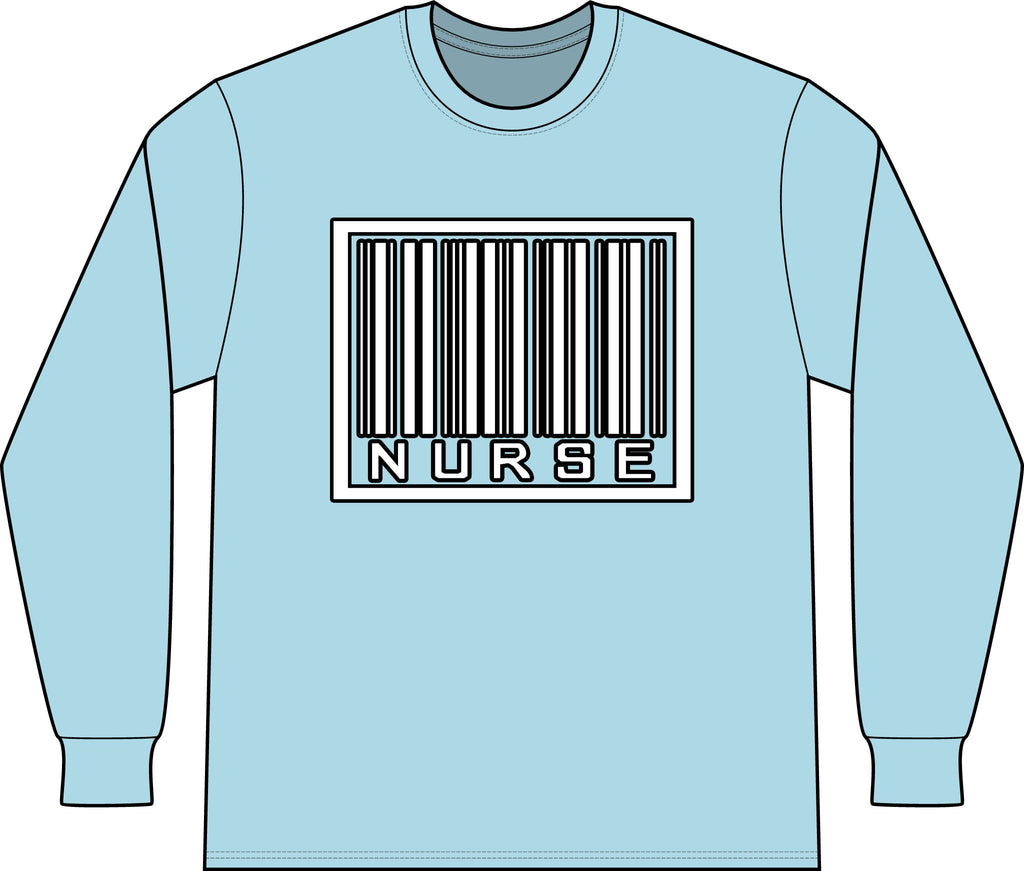 Barcode Nurse - Unisex Long Sleeve T-Shirt