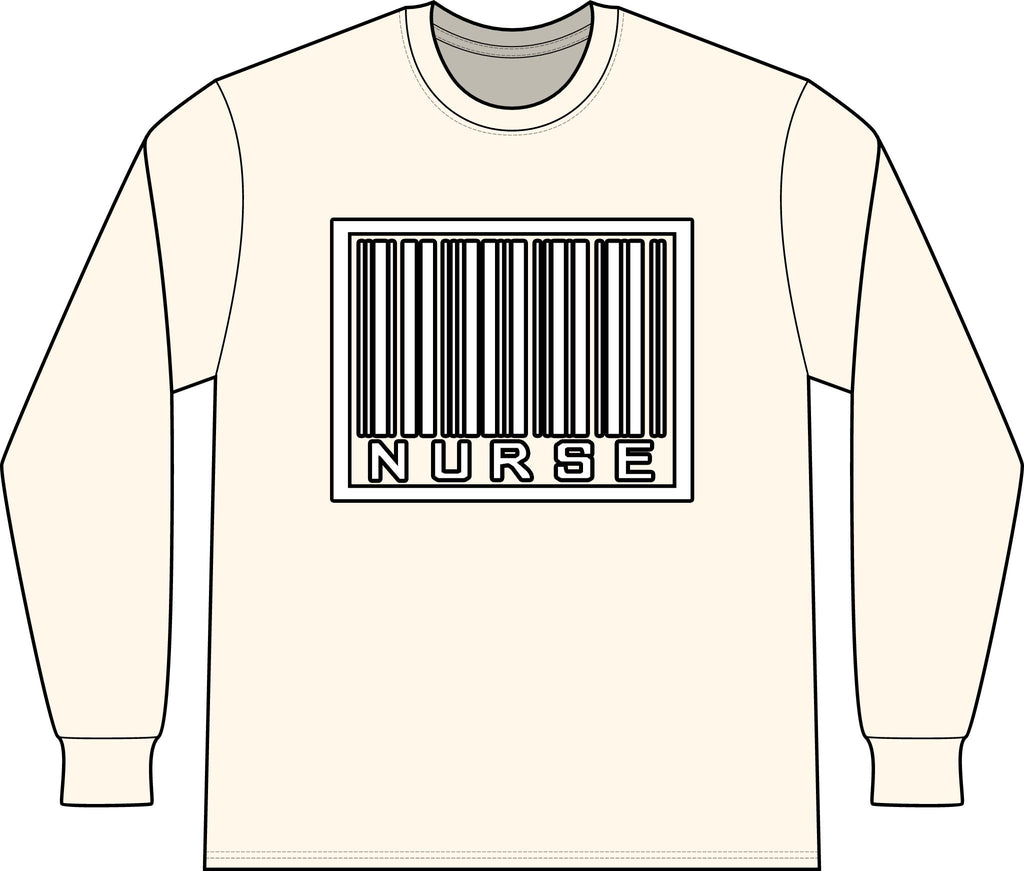 Barcode Nurse - Unisex Long Sleeve T-Shirt