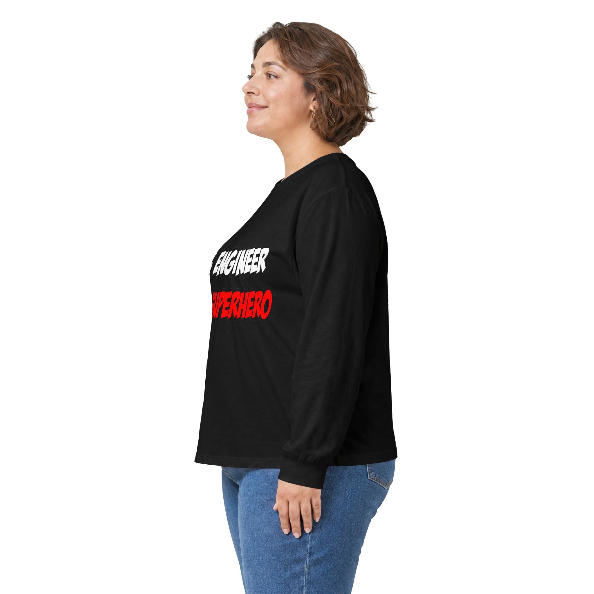 Half Engineer...Half Superhero - Unisex Ultra Cotton Long Sleeve Tee