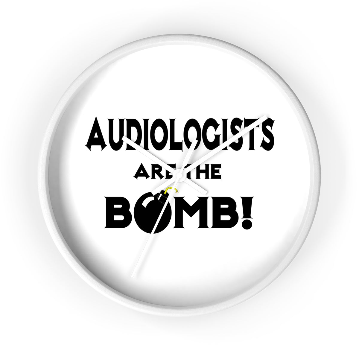 Audiologists Are The Bomb! - Wall Clock