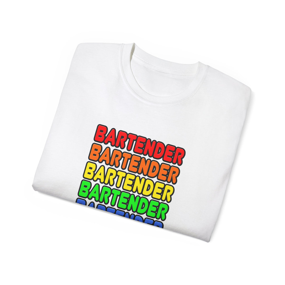 Rainbow Bartender - Unisex Ultra Cotton Tee