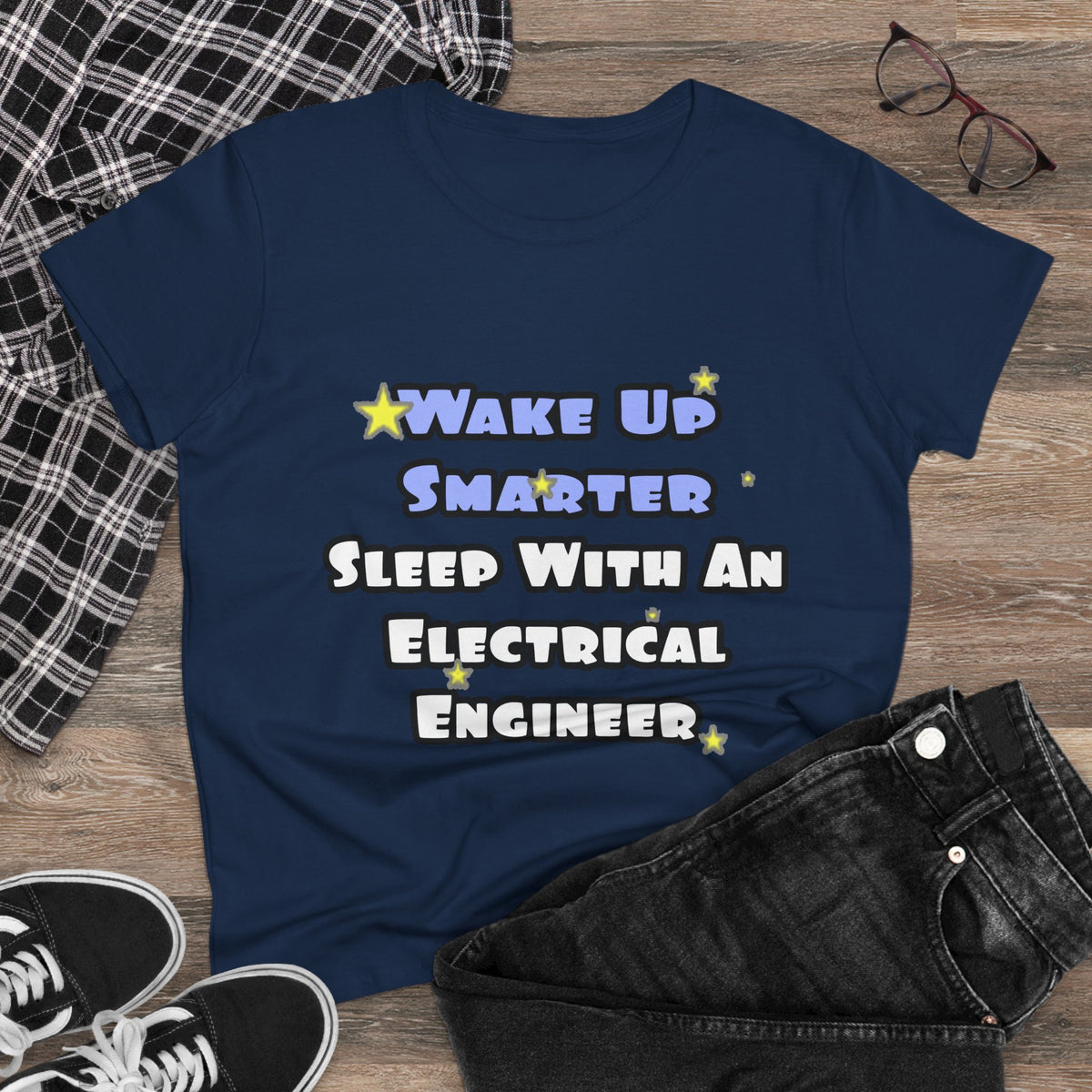 Smarter...Sleep With an Electrical Engineer - Women's Midweight Cotton Tee