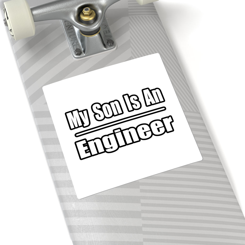 My Son Engineer - Square Stickers