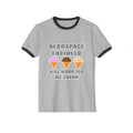 Aerospace Engineer ... Will Work For Ice Cream - Unisex Cotton Ringer T-Shirt