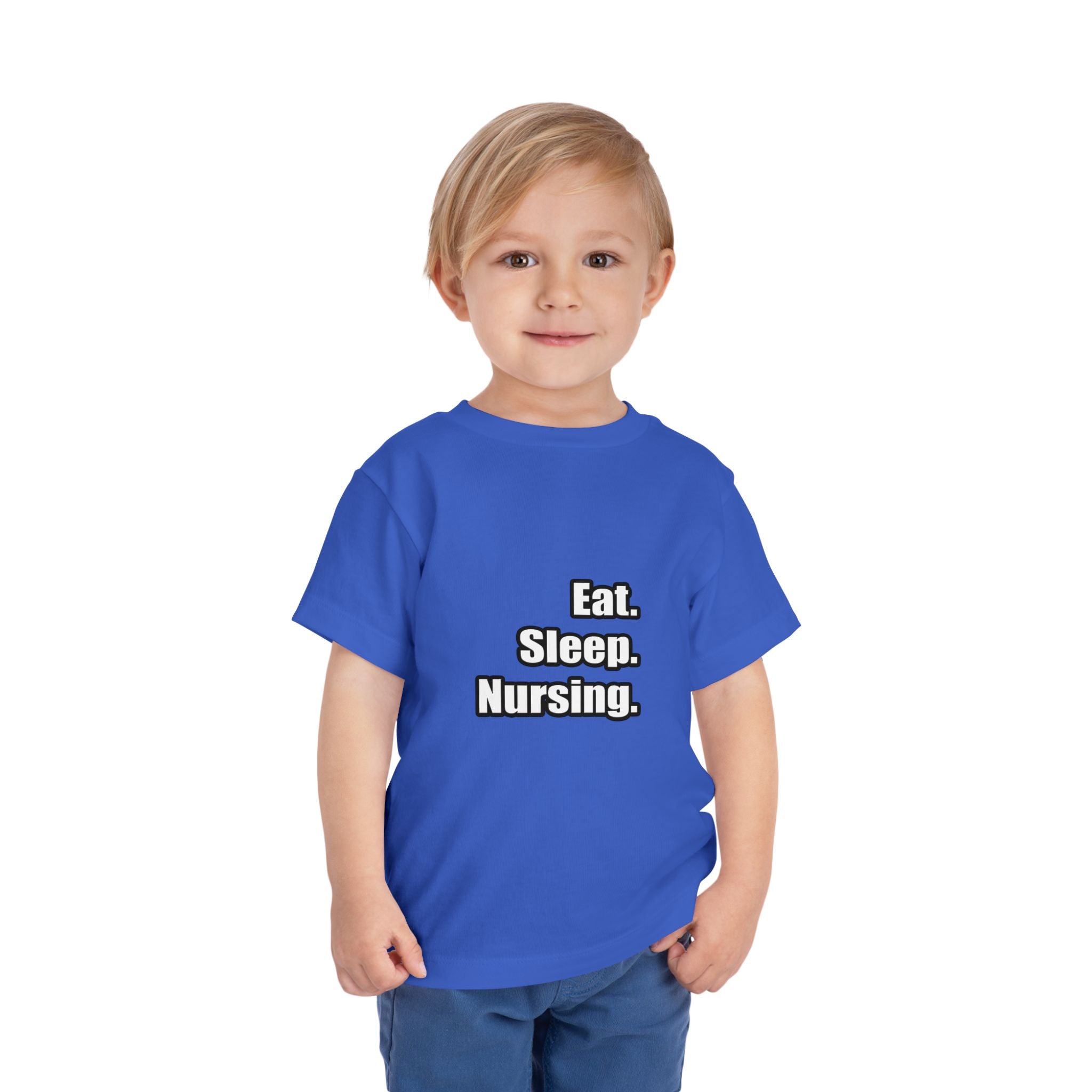 Eat. Sleep. Nursing. - Toddler Short Sleeve Tee
