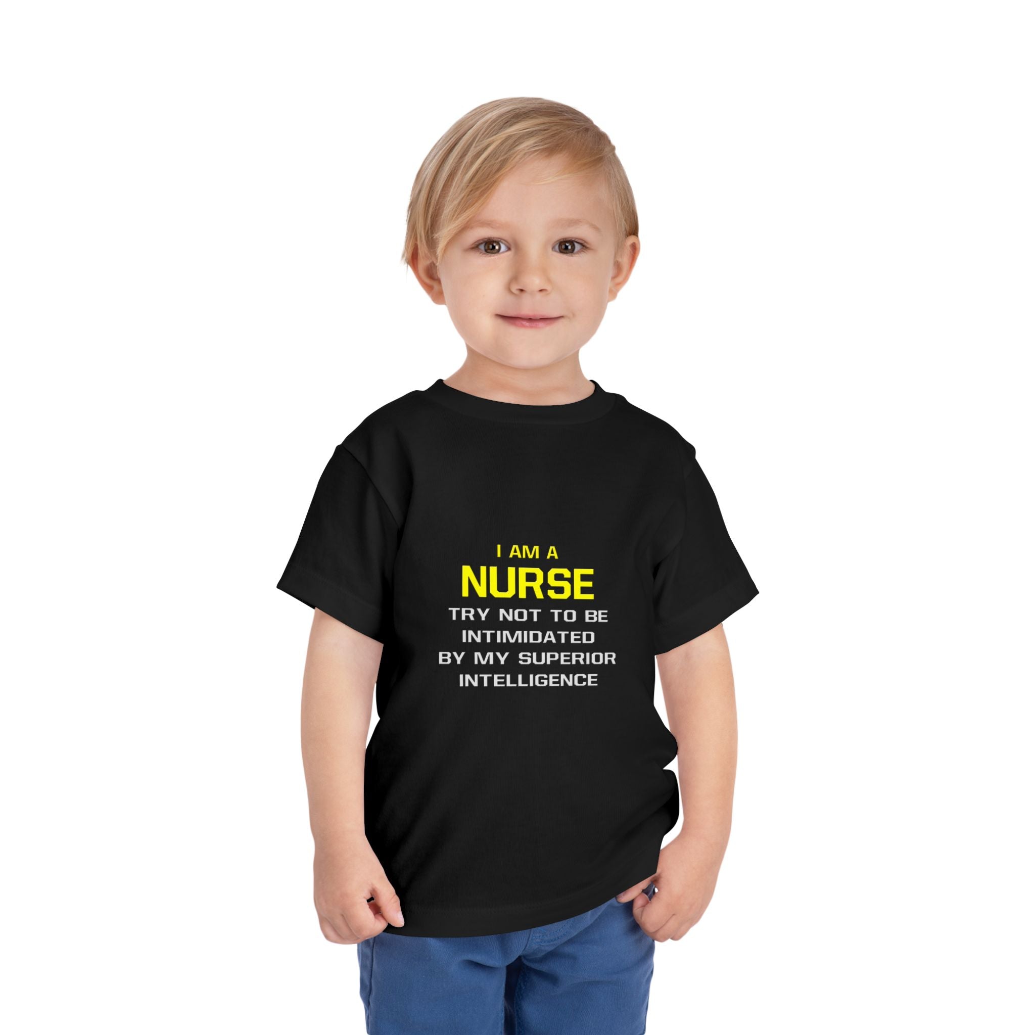 Nurse...Superior Intelligence - Toddler Short Sleeve Tee