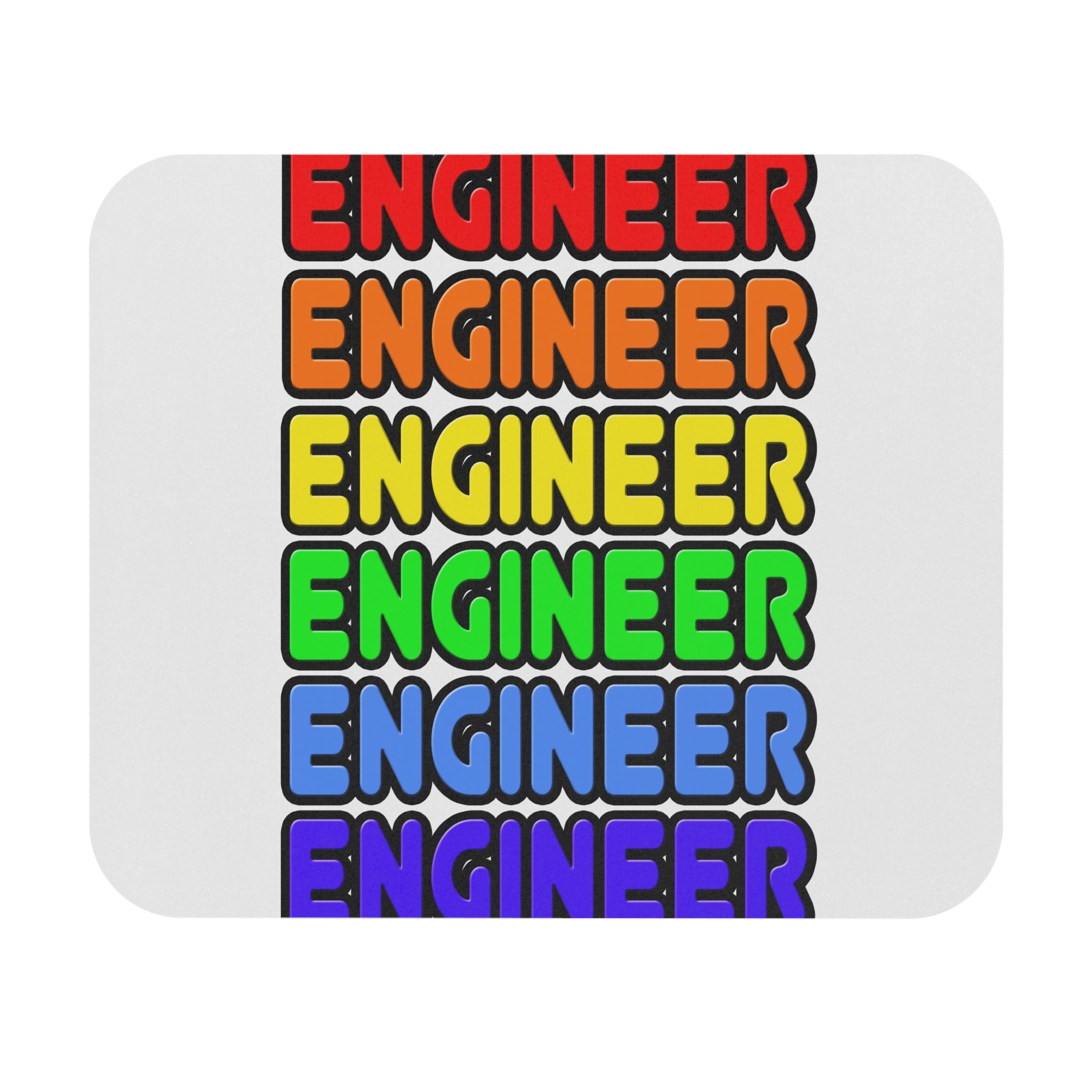 Rainbow Engineer - Mouse Pad (Rectangle)