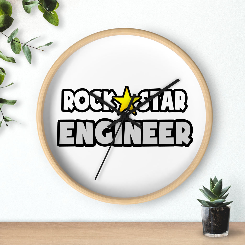 Rock Star Engineer (2) - Wall Clock