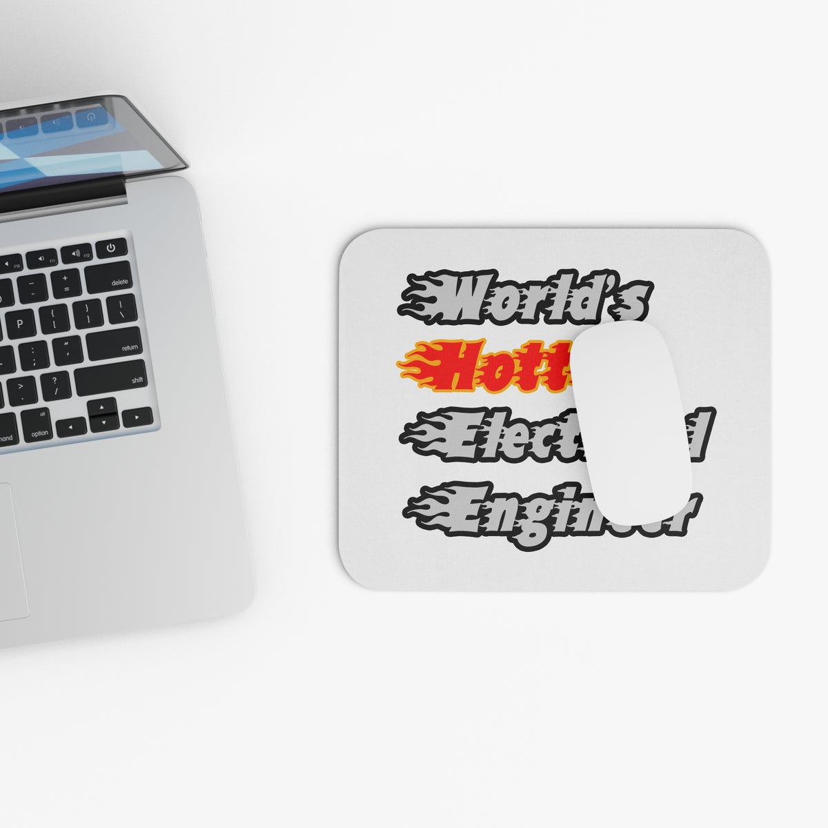 World's Hottest Electrical Engineer - Mouse Pad (Rectangle)